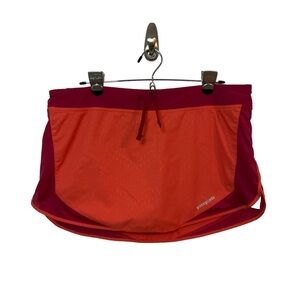Patagonia Orange and Red Women's Skort